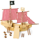 Small Foot Pirat Skib Træ – Leg - Børn - Tog, biler, transport og anlæg