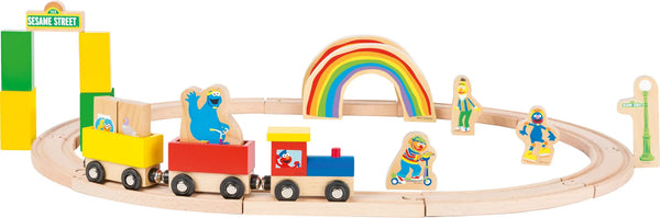 Small Foot Tog Træ – SESAME STREET – Leg - Børn - Tog, biler, transport og anlæg