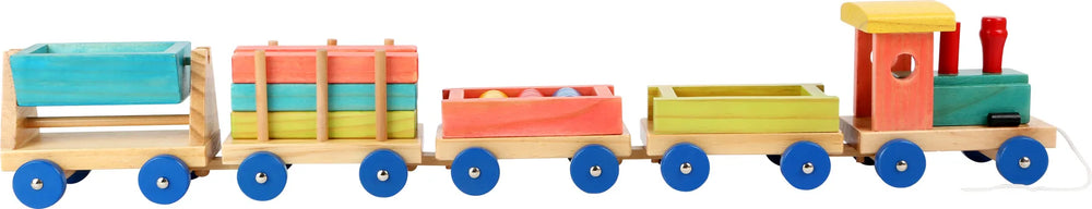 Small Foot Tog Med Klodser Træ – Emil – Leg - Børn - Tog, biler, transport og anlæg