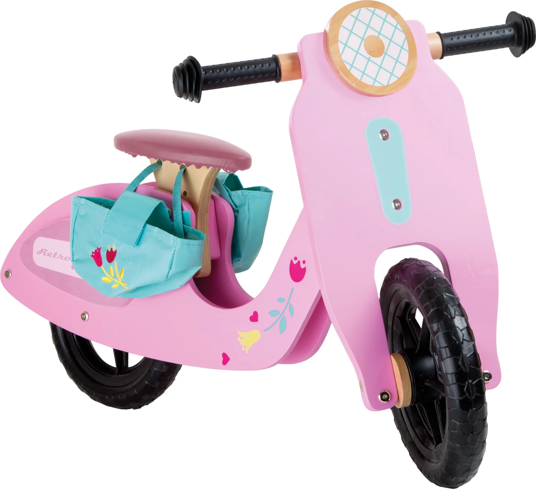Small Foot Balance Cykel Træ – Speedster, Pink – Leg - Fysisk udfoldelse - Løbehjul og cykler
