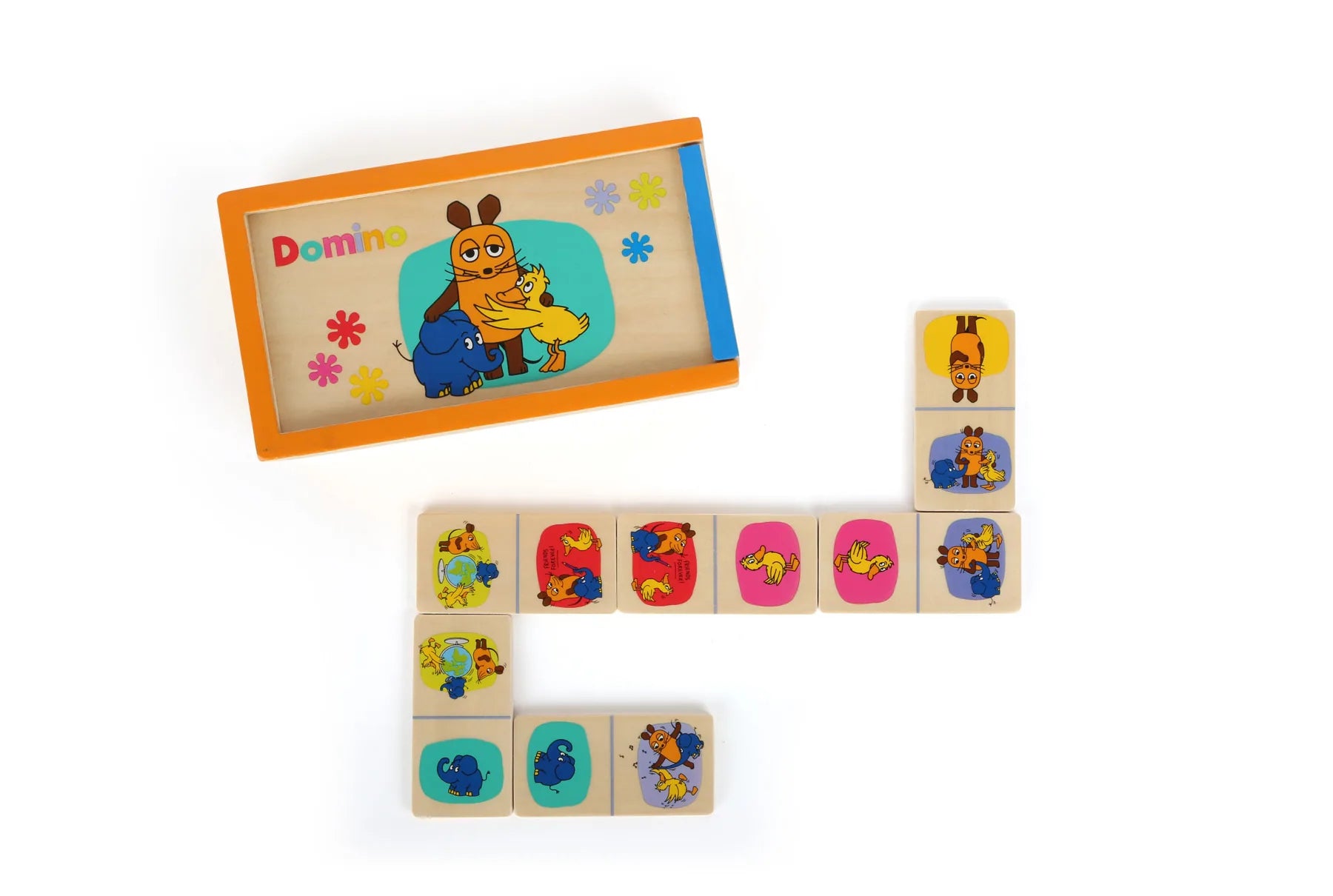 Small Foot Domino Spil – Mus – Leg - Børn - Puslespil og spil