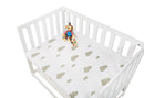 Pinolino Stræklagen Til Vugge Jersey – Bedside Crib og Barnevogn (2 stk.), Jersey – Børneudstyr - Sove - Sengelinned og himmel