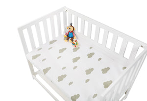 Pinolino Stræklagen Til Vugge Jersey – Bedside Crib og Barnevogn (2 stk.), Jersey – Børneudstyr - Sove - Sengelinned og himmel