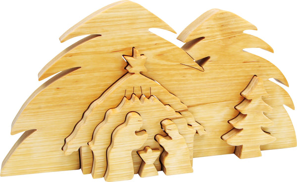 Legler 3D Krybbe – Bethlehem – Interiør og Børnemøbler - Udsmykning og Højtider - Højtider og fest