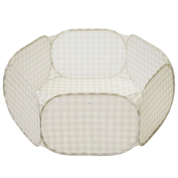 3 Sprouts Boldbassin, Gingham beige