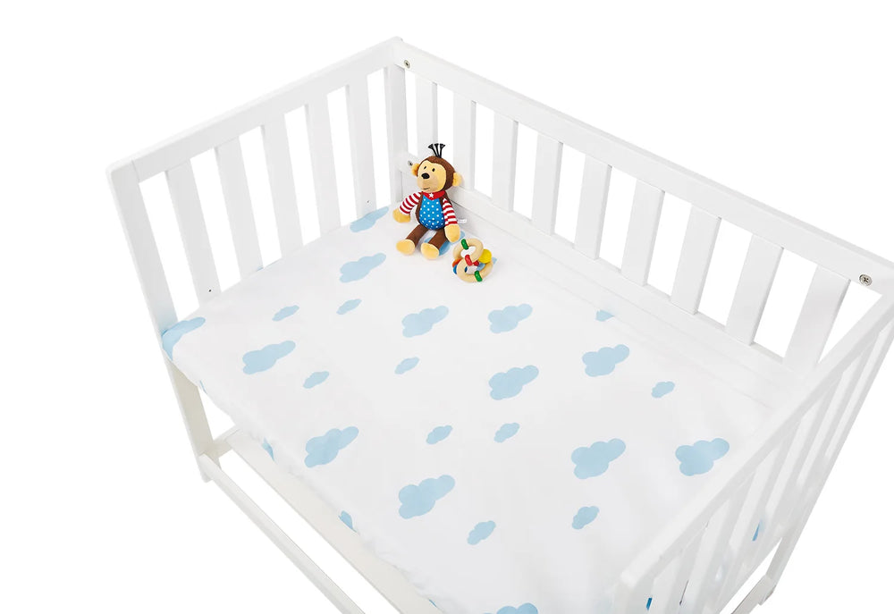 Pinolino Stræklagen Til Vugge Jersey – Bedside Crib og Barnevogn (2 stk.), Jersey – Børneudstyr - Sove - Sengelinned og himmel (Jersey)