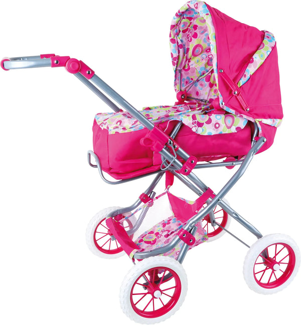 Small Foot Dukkevogn – Blomster – Leg - Børn - Bamser, dukker og udstyr