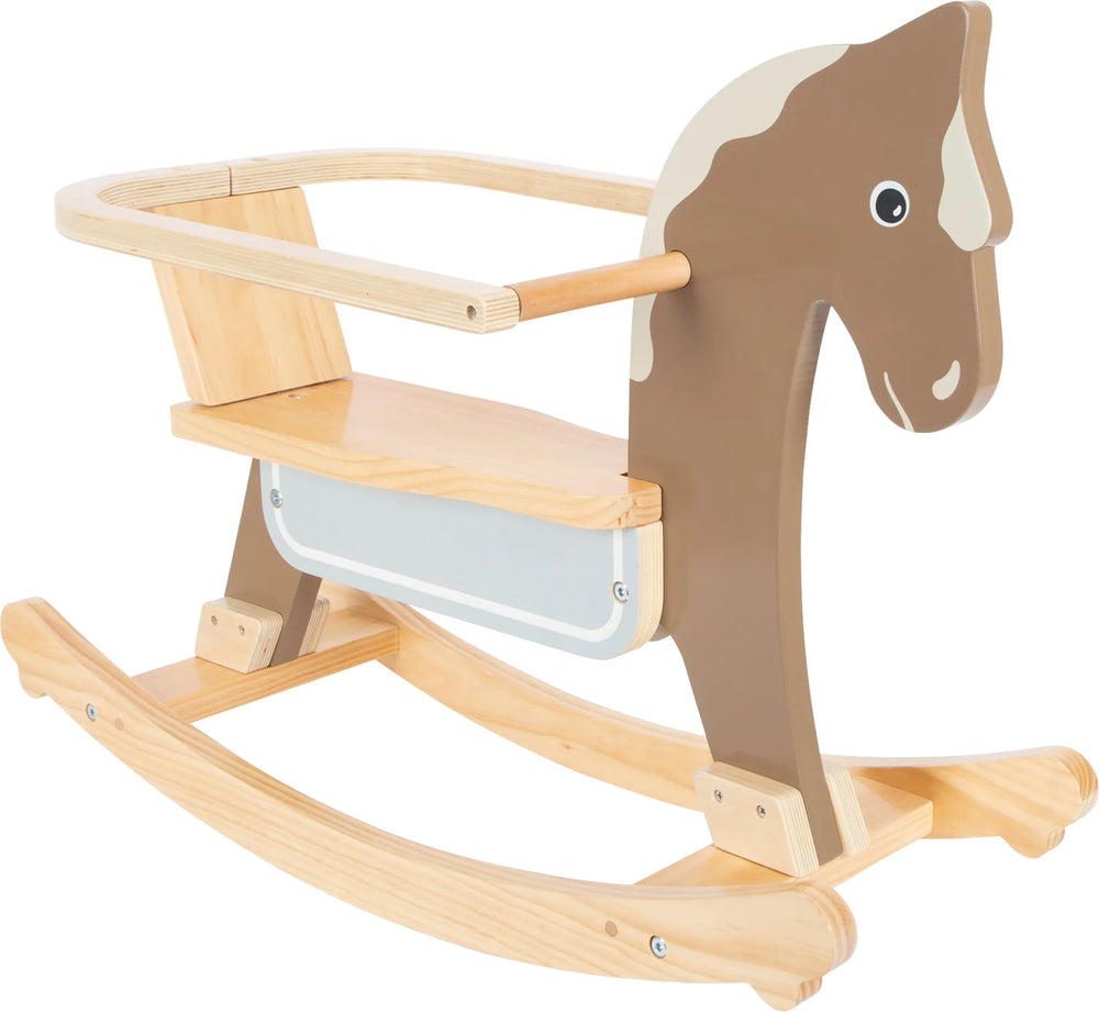 Gyngehest Med Beskyttelsesring Træ – small foot