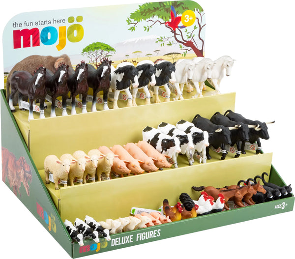 Display med bondegårdsdyr til salgsdisk – Animal Planet Mojo