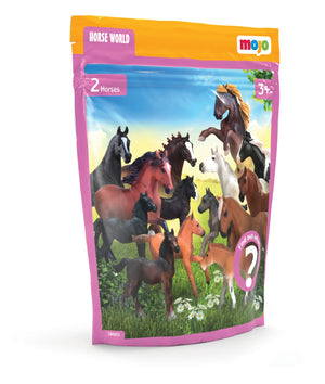 Lykkepose Med Hest Og Føl (2 Stk.) Ass – Land liv – Mojo