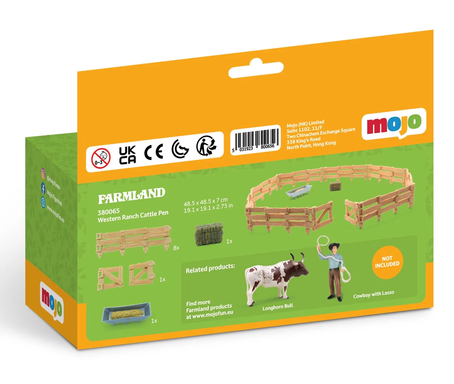 Western Ranch Dyreindhegning (11 Dele) – Land liv – Mojo