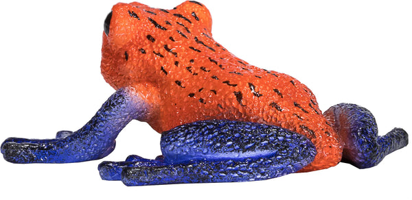 Giftig dartfrø legetøjsfigur 5 cm — realistisk farvet, aldersangivet 3+; Mojo