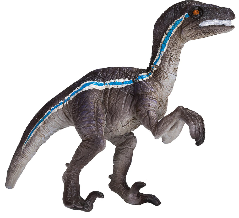 Velociraptor legetøjsfigur stående, 8,3x5x7,5 cm – egnet fra 3 år, Mojo