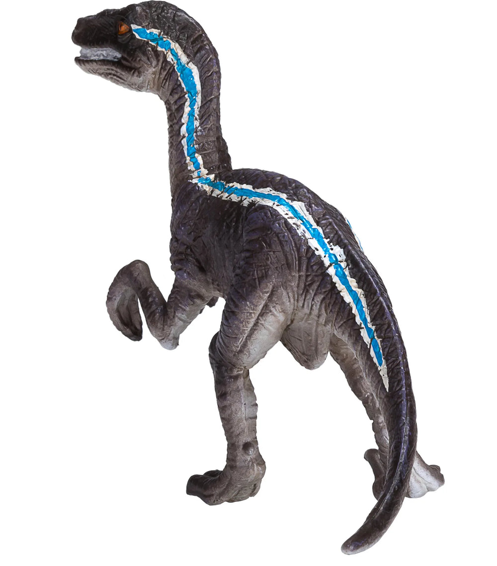Velociraptor legetøjsfigur stående, 8,3x5x7,5 cm – egnet fra 3 år, Mojo