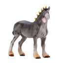 Gråskimmel Shire hest model figur 13 cm – Mojo
