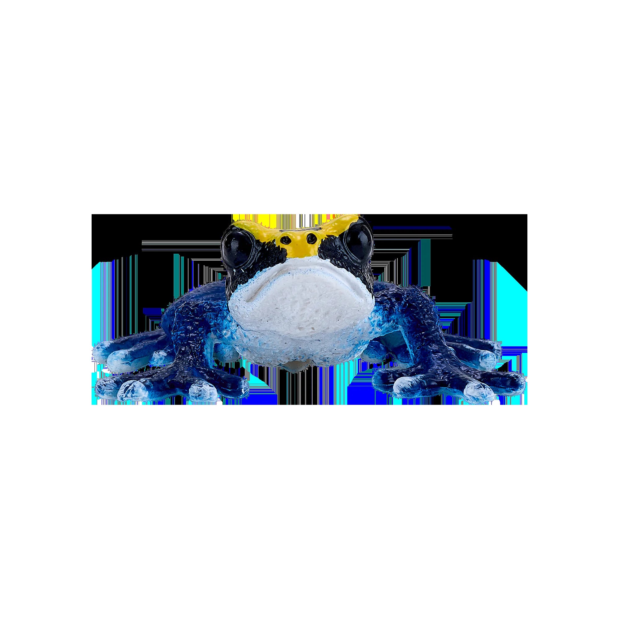 Giftig dartfrø figur, blå, pædagogisk samlerlegetøj – Mojo