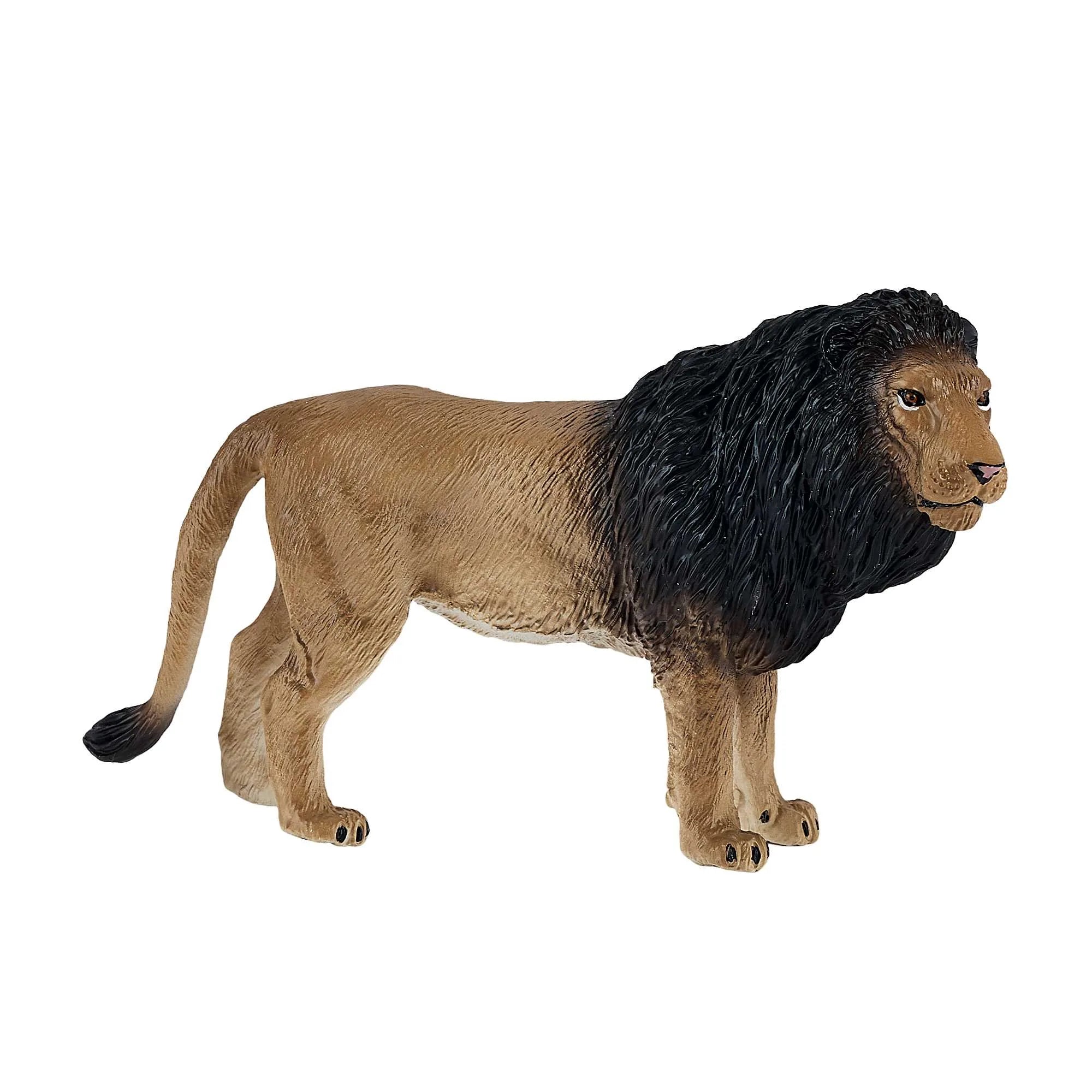 Legetøjsløve han – realistisk plastikfigur 14 cm, ald. 3+ – Mojo