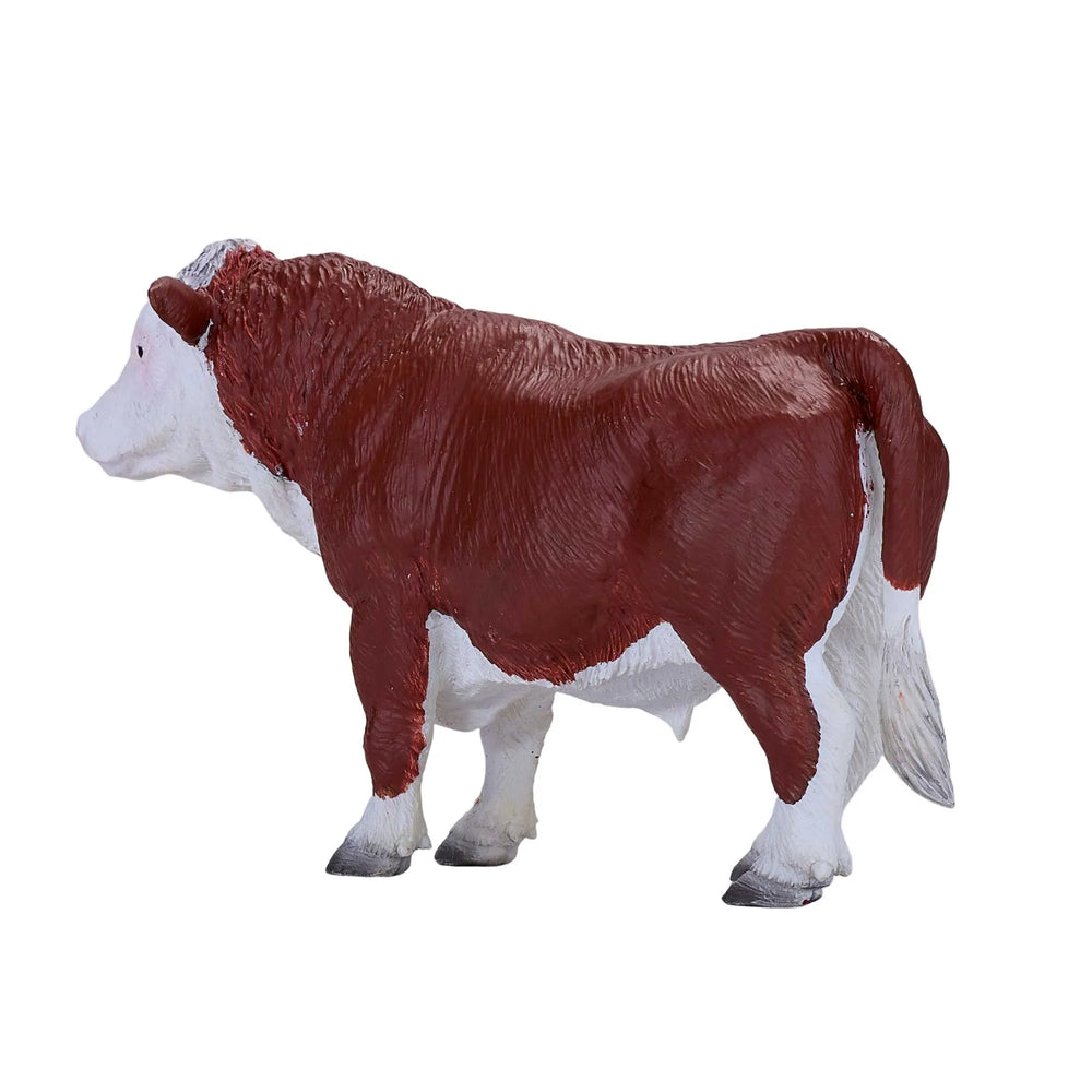 Hereford Tyr Legetøjsfigur 13,2x4,4x7,7 cm, ftalatfri & EN71/ASTM-certificeret – Mojo