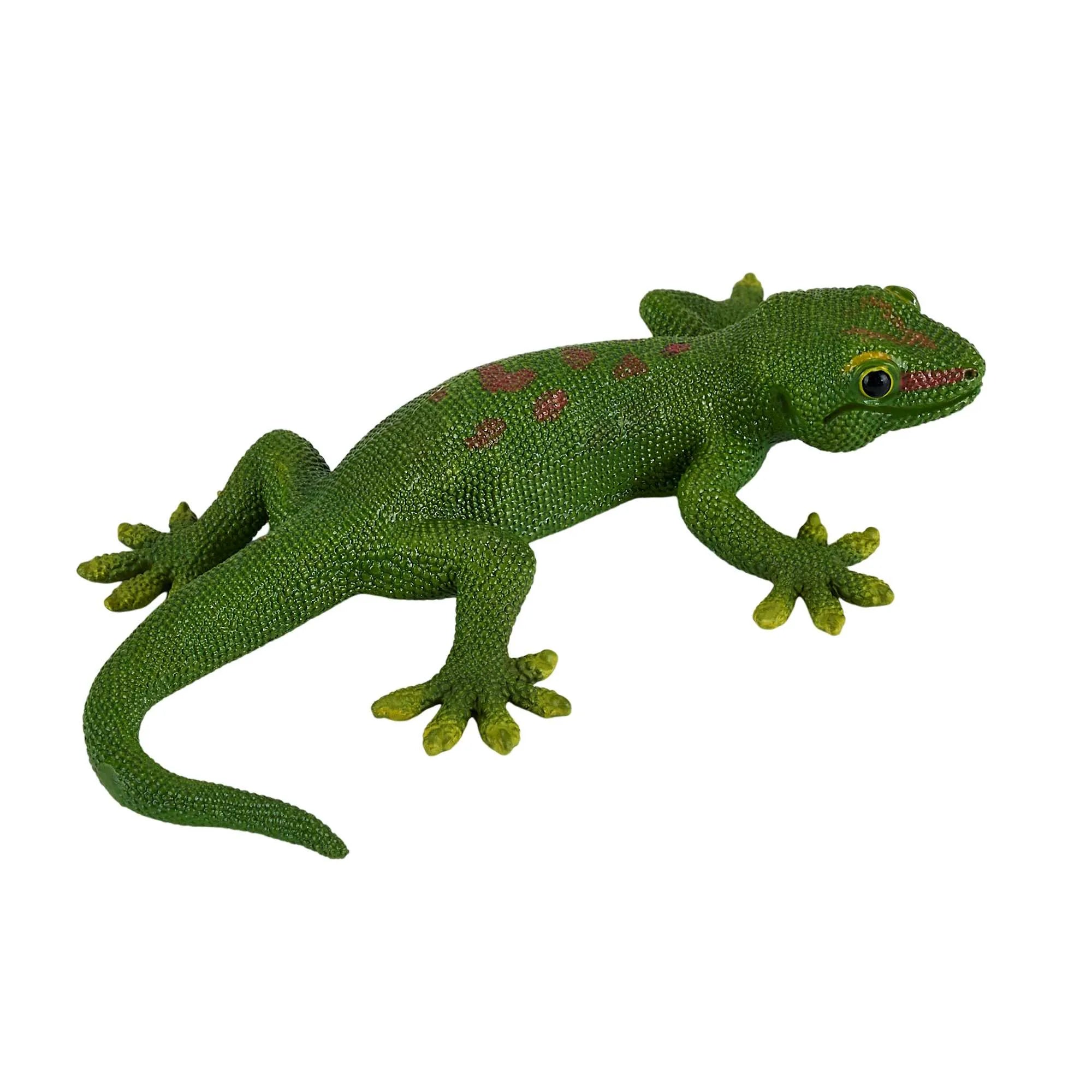 Gekko legetøjsfigur 9 cm plastik, phthalatfri, EN71/ASTM godkendt – Mojo