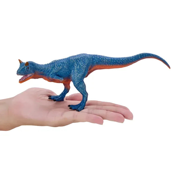 Carnotaurus kødædende dinosaur figur 22x7x9,2 cm håndmalet pædagogisk legetøj – Mojo