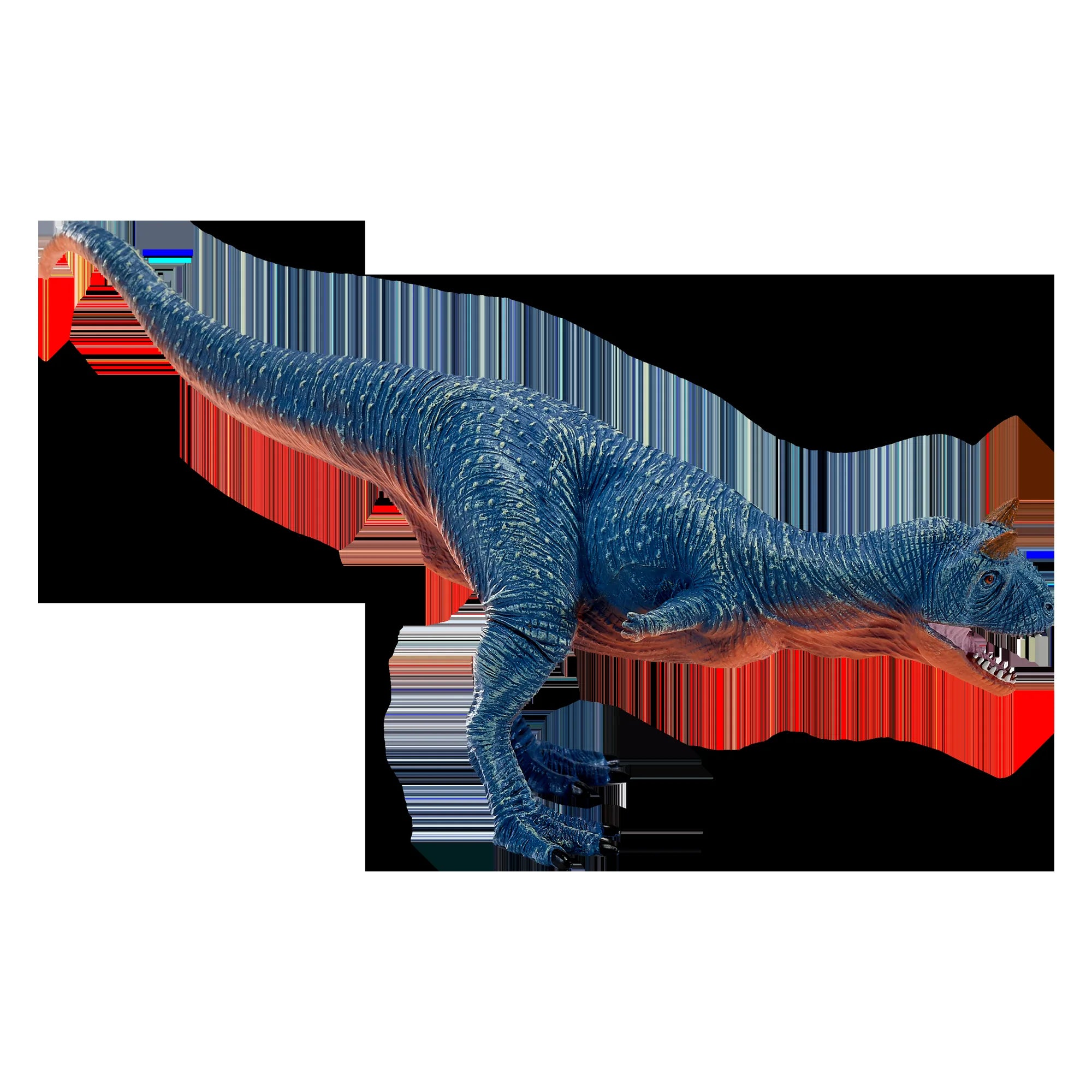 Carnotaurus kødædende dinosaur figur 22x7x9,2 cm håndmalet pædagogisk legetøj – Mojo