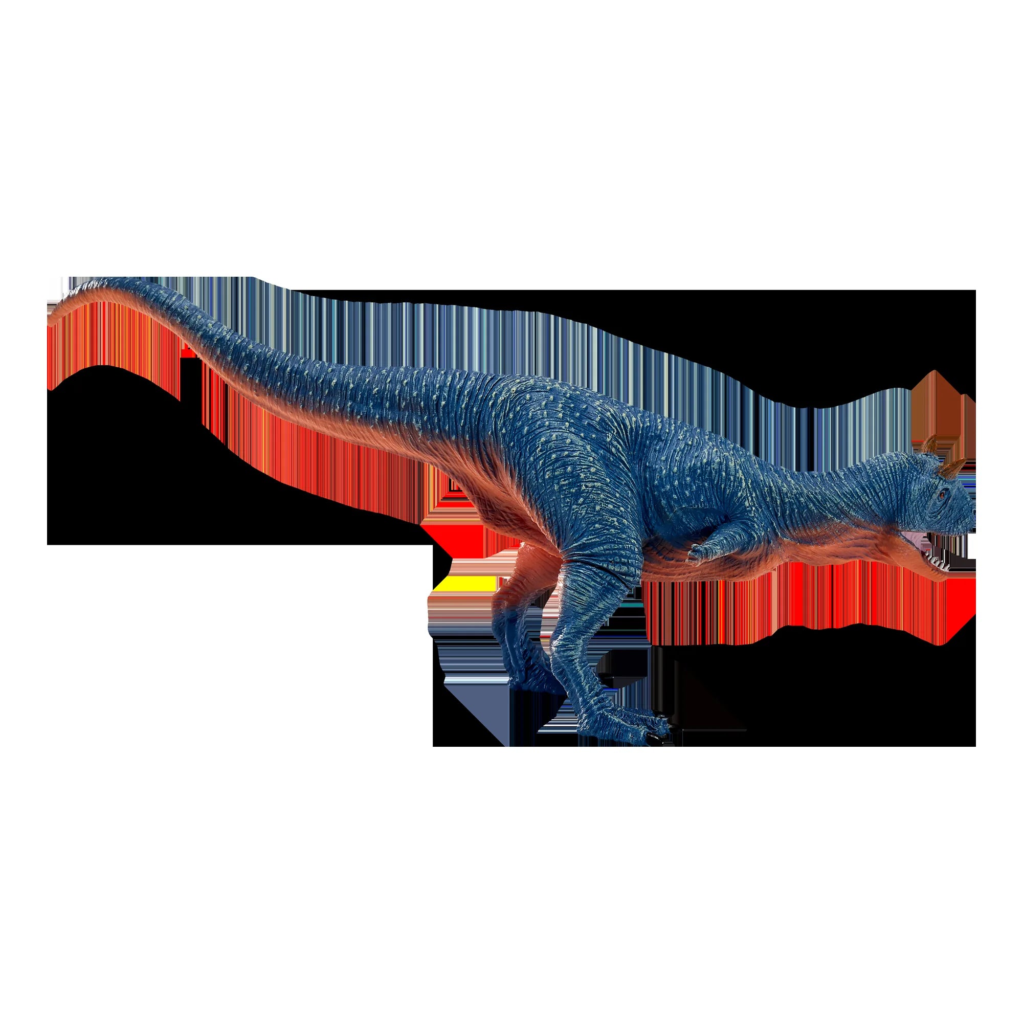 Carnotaurus kødædende dinosaur figur 22x7x9,2 cm håndmalet pædagogisk legetøj – Mojo