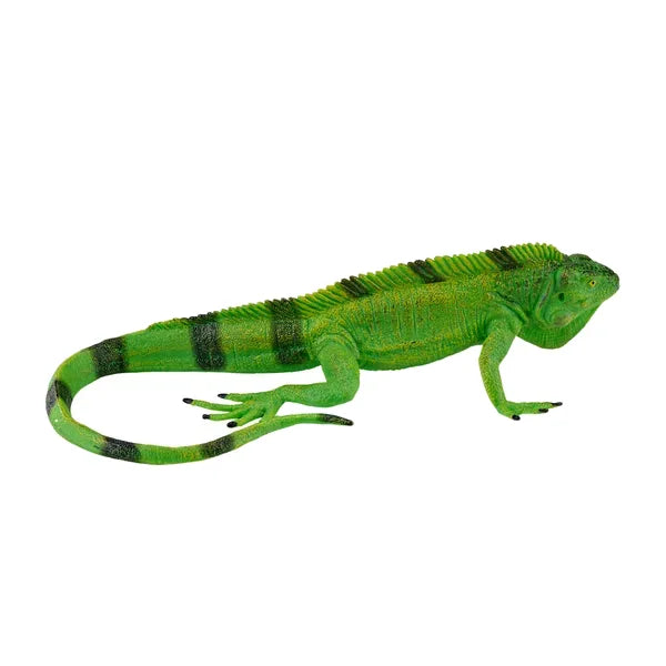 Leguan dyr figur 14,6 cm håndmalet pædagogisk læring legetøj plast, fri for ftalater – Mojo