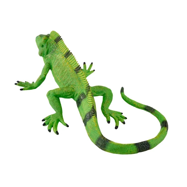 Leguan dyr figur 14,6 cm håndmalet pædagogisk læring legetøj plast, fri for ftalater – Mojo