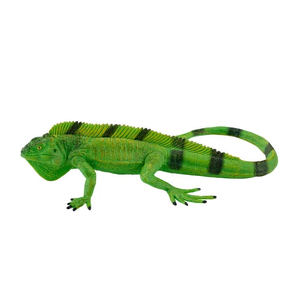 Leguan dyr figur 14,6 cm håndmalet pædagogisk læring legetøj plast, fri for ftalater – Mojo