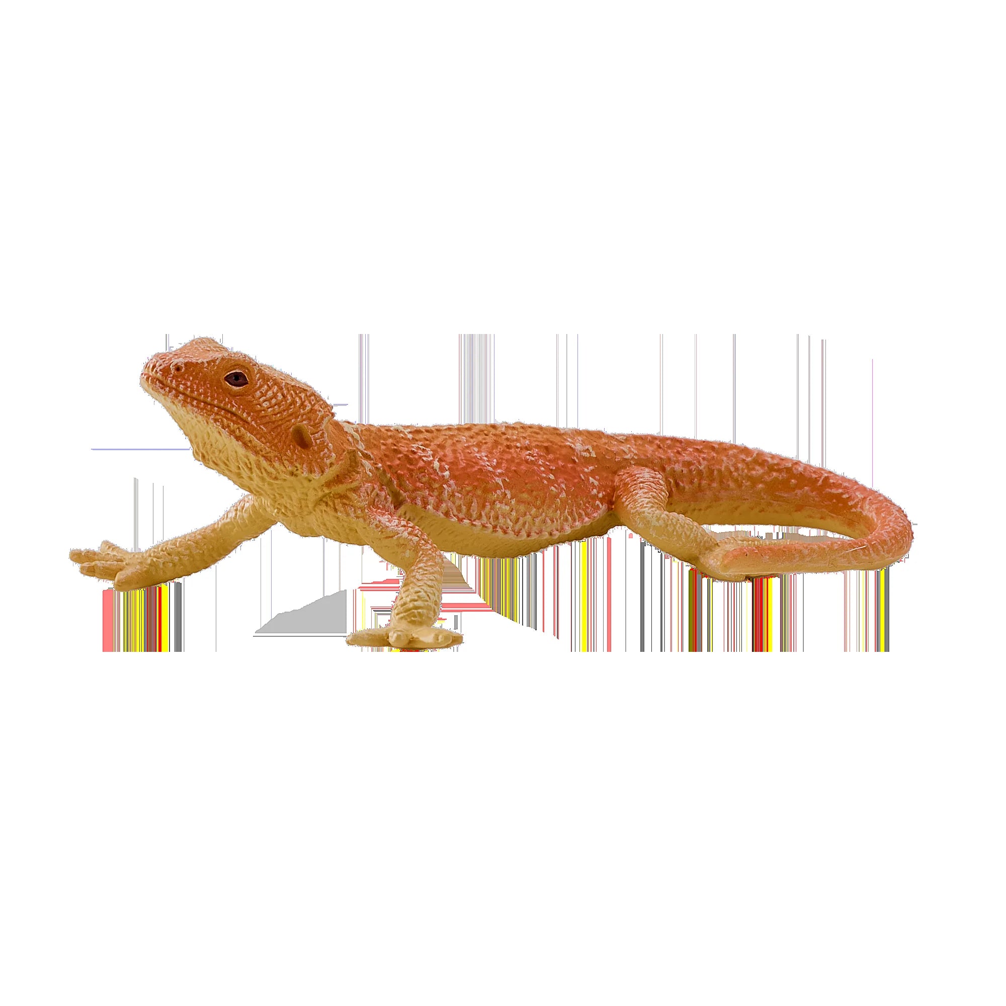 Skægagame figur 9,5 cm pædagogisk, håndmalet, phthalatfri legetøjsmodel – Mojo