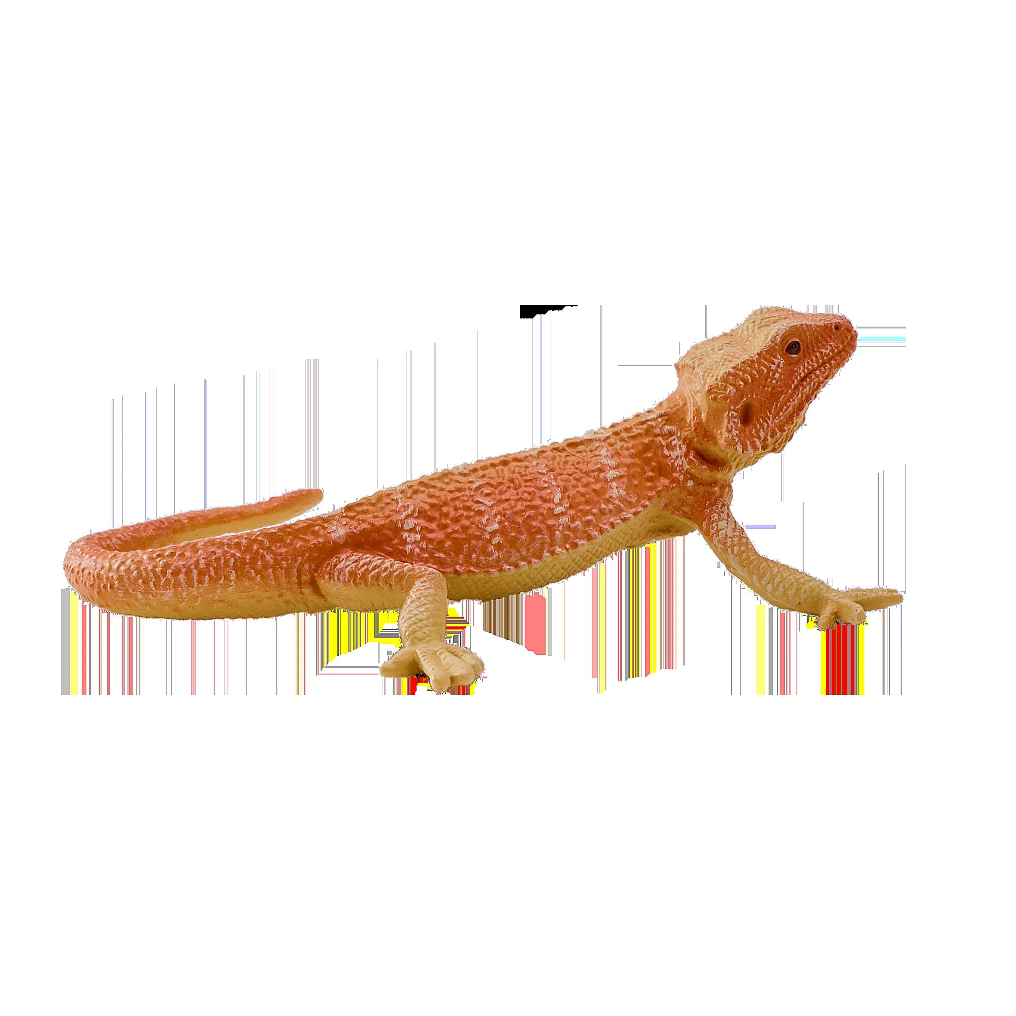 Skægagame figur 9,5 cm pædagogisk, håndmalet, phthalatfri legetøjsmodel – Mojo