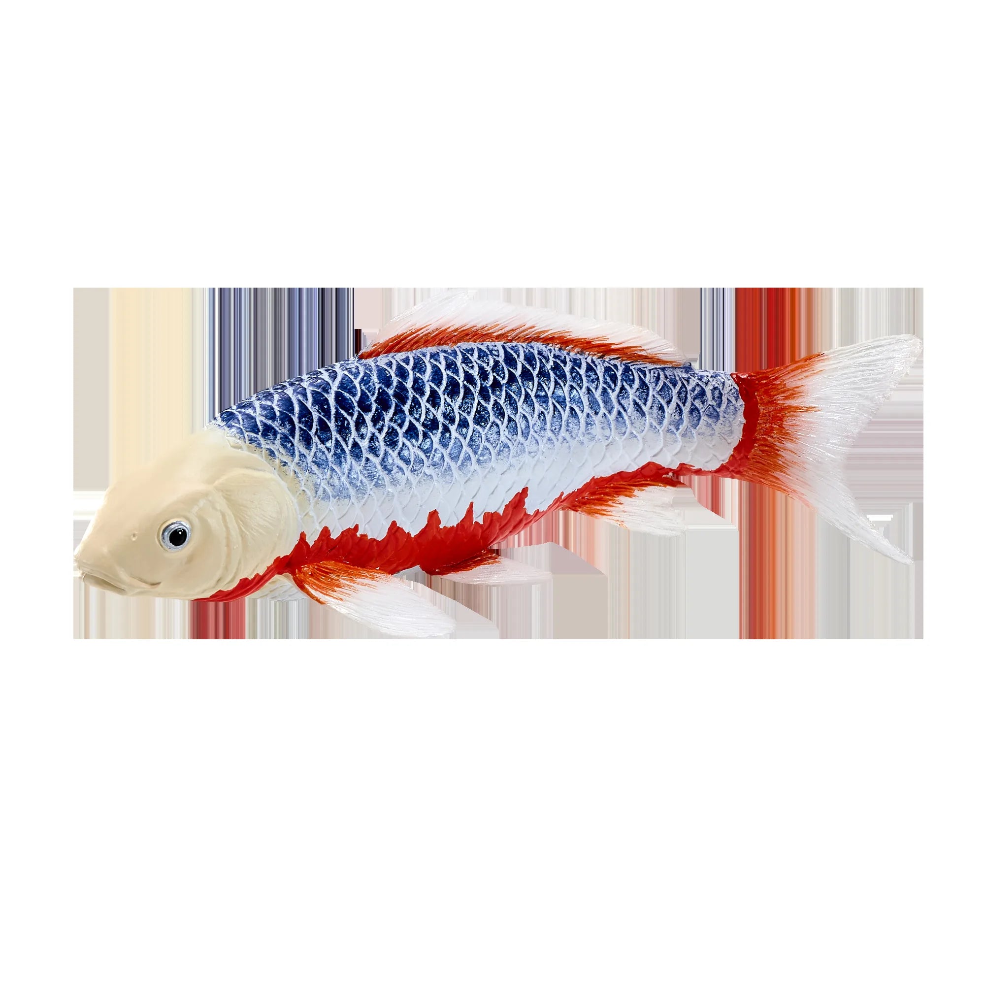 Koi karpe, blårød figur 12,6 cm – pædagogisk legetøj til børn fra 3 år, Mojo