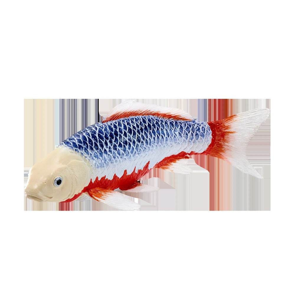 Koi karpe, blårød figur 12,6 cm – pædagogisk legetøj til børn fra 3 år, Mojo