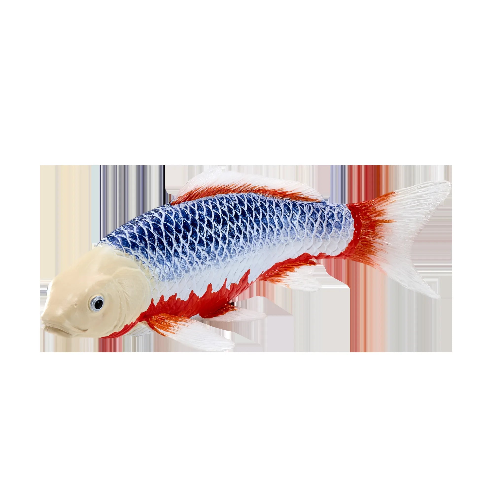 Koi karpe, blårød figur 12,6 cm – pædagogisk legetøj til børn fra 3 år, Mojo