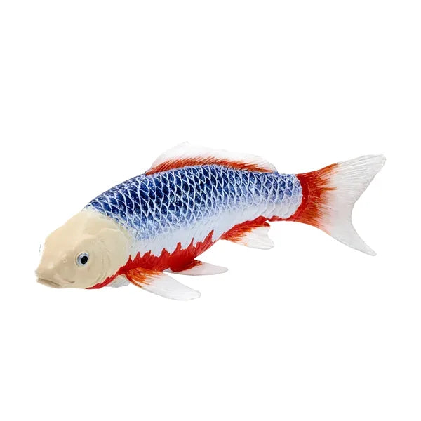 Koi karpe, blårød figur 12,6 cm – pædagogisk legetøj til børn fra 3 år, Mojo
