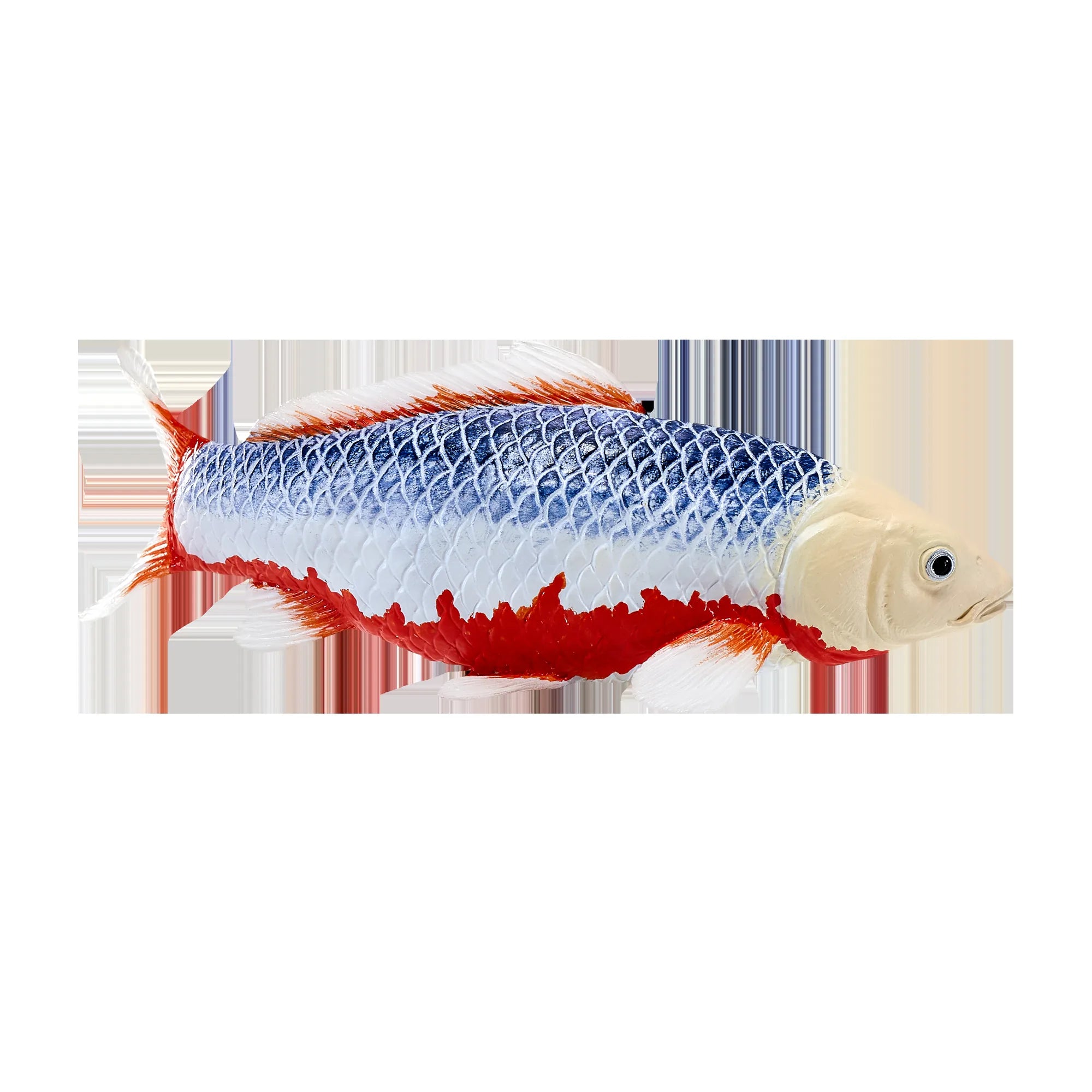 Koi karpe, blårød figur 12,6 cm – pædagogisk legetøj til børn fra 3 år, Mojo