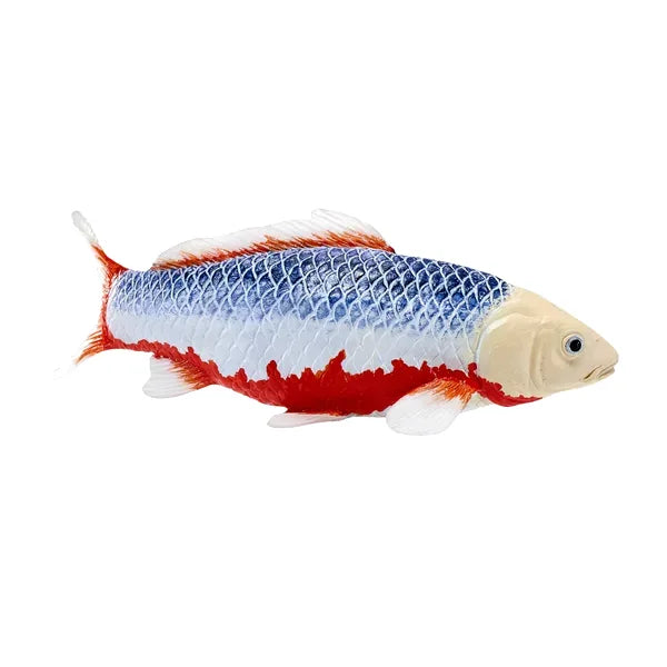 Koi karpe, blårød figur 12,6 cm – pædagogisk legetøj til børn fra 3 år, Mojo