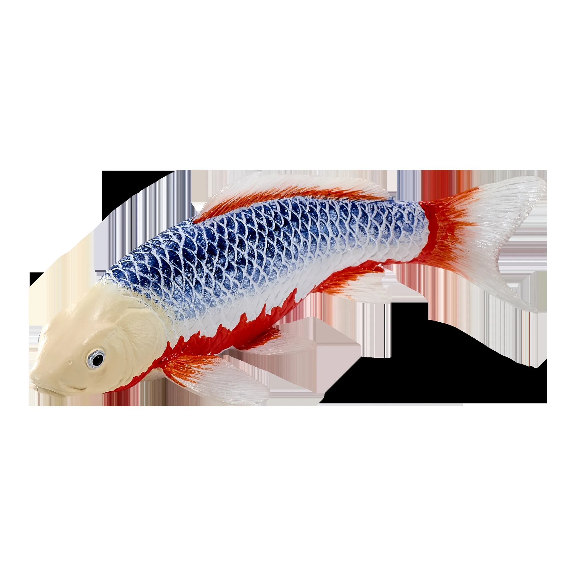 Koi karpe, blårød figur 12,6 cm – pædagogisk legetøj til børn fra 3 år, Mojo