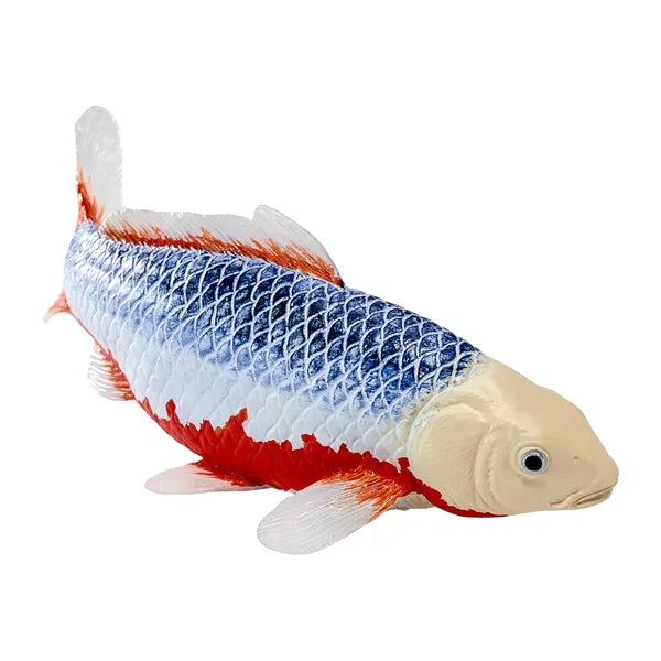 Koi karpe, blårød figur 12,6 cm – pædagogisk legetøj til børn fra 3 år, Mojo