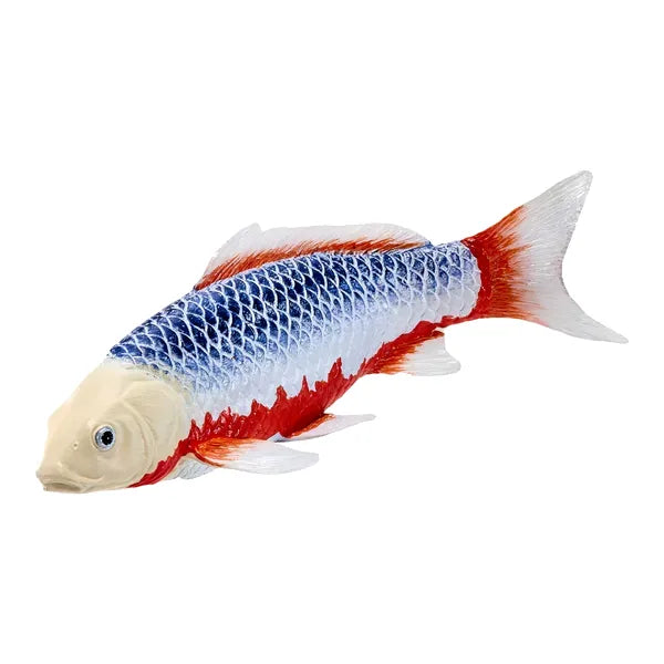 Koi karpe, blårød figur 12,6 cm – pædagogisk legetøj til børn fra 3 år, Mojo