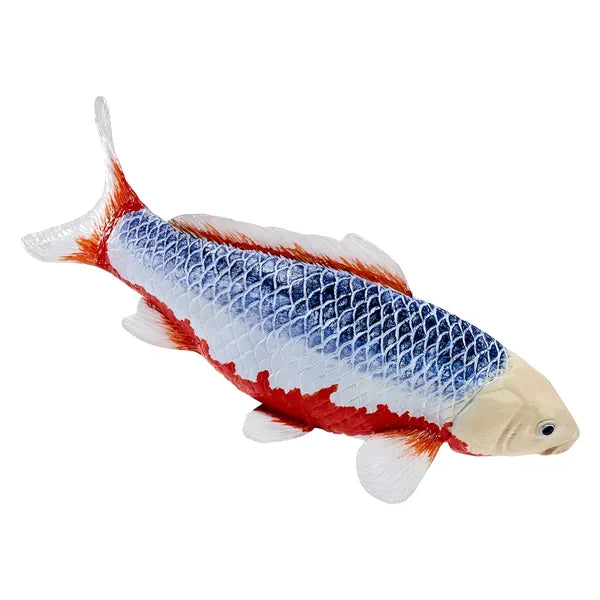 Koi karpe, blårød figur 12,6 cm – pædagogisk legetøj til børn fra 3 år, Mojo