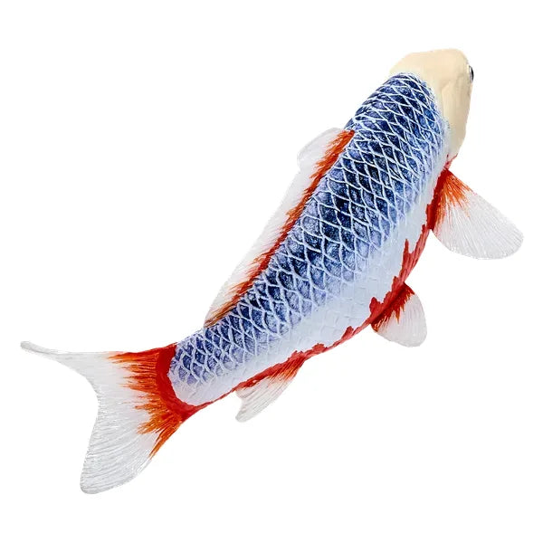 Koi karpe, blårød figur 12,6 cm – pædagogisk legetøj til børn fra 3 år, Mojo