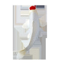 Koi karpe figur – Rødplet, håndmalet plastik model, 12,6 cm – Mojo