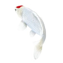 Koi karpe figur – Rødplet, håndmalet plastik model, 12,6 cm – Mojo