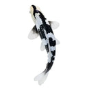 Koi karpe sort/hvid figur 12,6 cm – håndmalet plastikmodel til undervisning og samling – Mojo