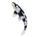 Koi karpe sort/hvid figur 12,6 cm – håndmalet plastikmodel til undervisning og samling – Mojo
