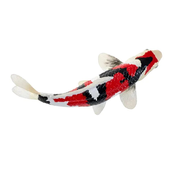 Koi karpe figur – trefarvet håndmalet legetøjsdyr, 12,6 cm – Mojo