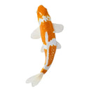 Koi karpe figur – guld/hvid, håndmalet kunststof – Mojo