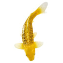 Koi karpe figur, guldtone, plast 12,6 cm – pædagogisk samlerobjekt, MOJO