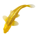 Koi karpe figur, guldtone, plast 12,6 cm – pædagogisk samlerobjekt, MOJO
